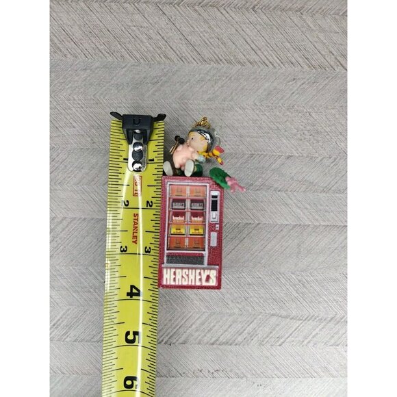 Vtg Hershey's Chocolate Ornament Vending Machine Elf 1996 Enesco - Picture 3 of 6